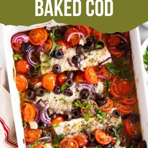 Mediterranean Baked Cod