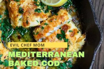 Mediterranean Baked Cod with Lemon