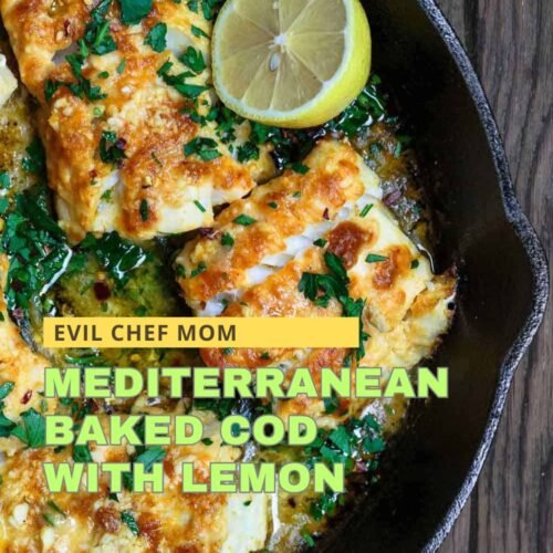 Mediterranean Baked Cod with Lemon