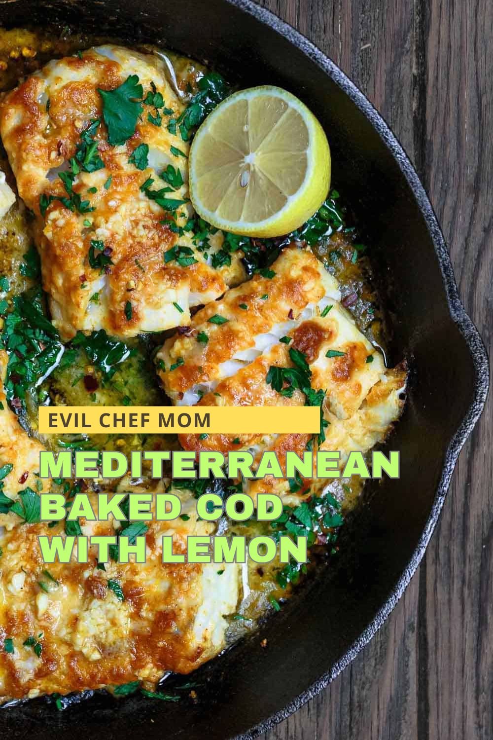 Mediterranean Baked Cod with Lemon