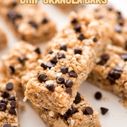 Oatmeal Chocolate Chip Granola Bars