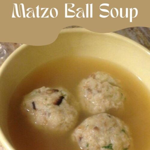 Oma's Fabulous Matzo Ball Soup