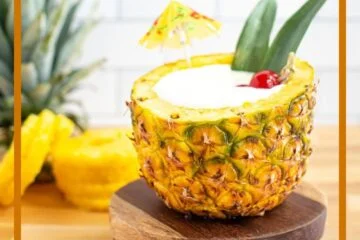 Piña Colada in a Pineapple