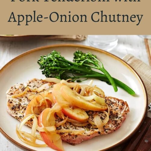 Pork Tenderloin with Apple-Onion Chutney