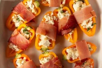 Prosciutto-Wrapped Mini Peppers