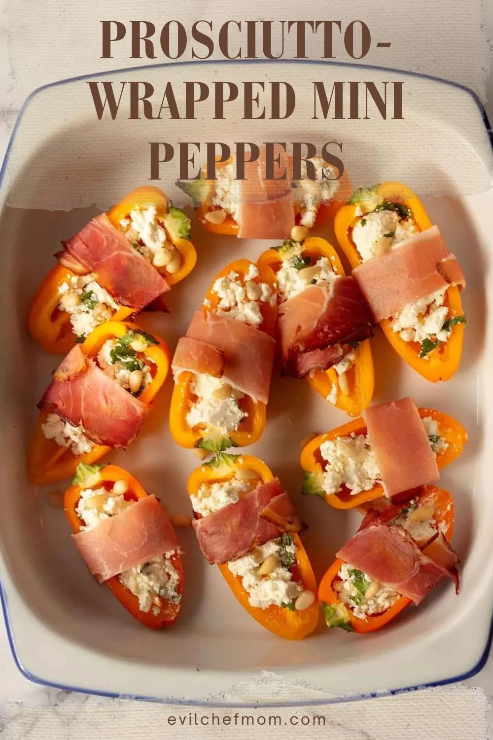 Prosciutto-Wrapped Mini Peppers