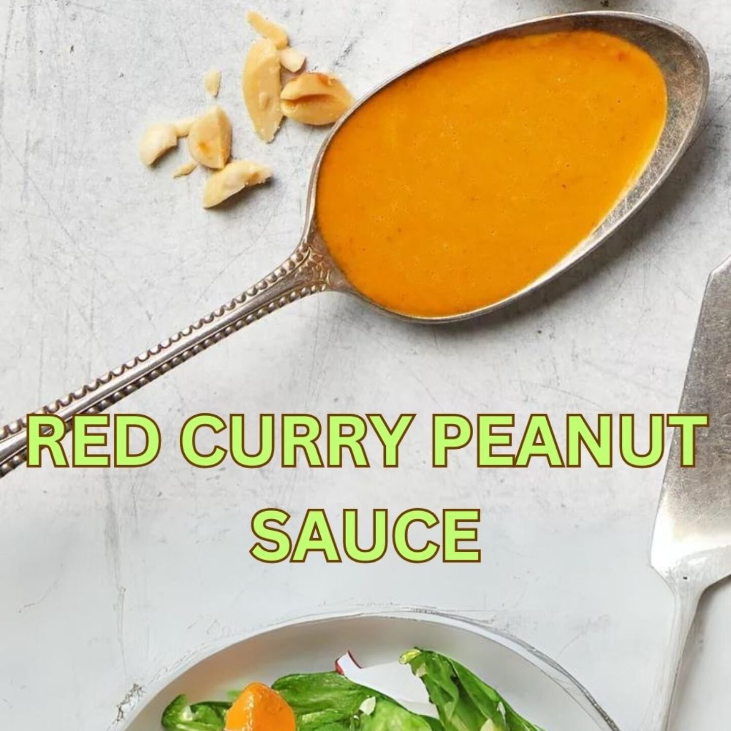 Red Curry Peanut Sauce