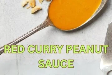 Red Curry Peanut Sauce