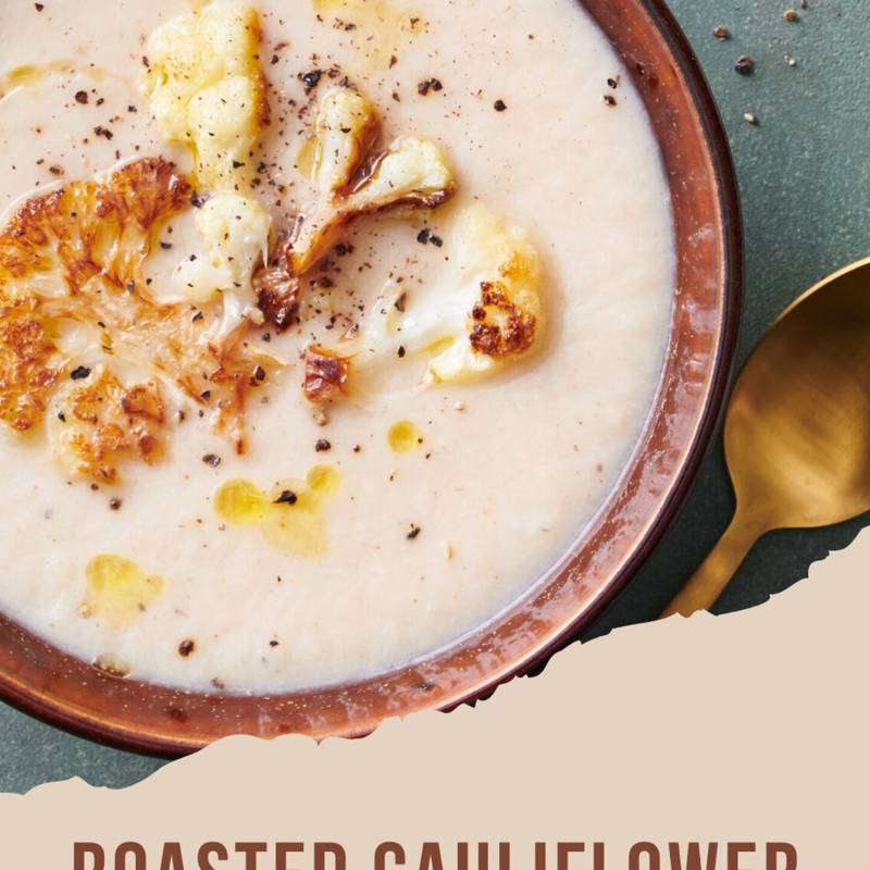 Roasted Cauliflower and Garlic Soup