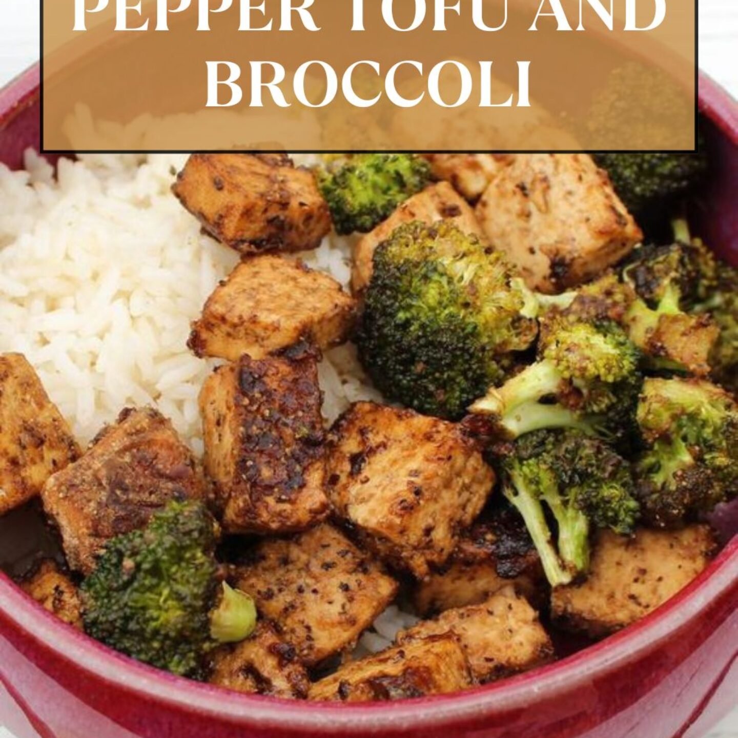 Sheet Pan Black Pepper Tofu and Broccoli