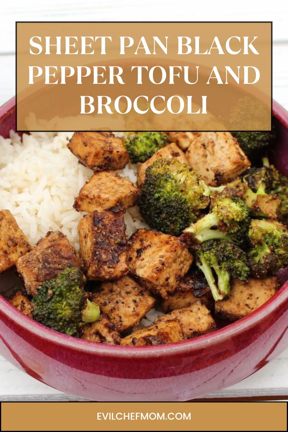 Sheet Pan Black Pepper Tofu and Broccoli