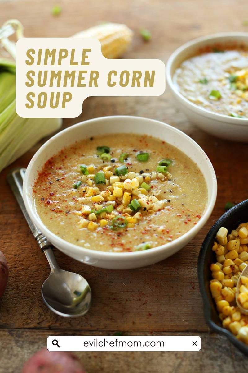 Simple Summer Corn Soup