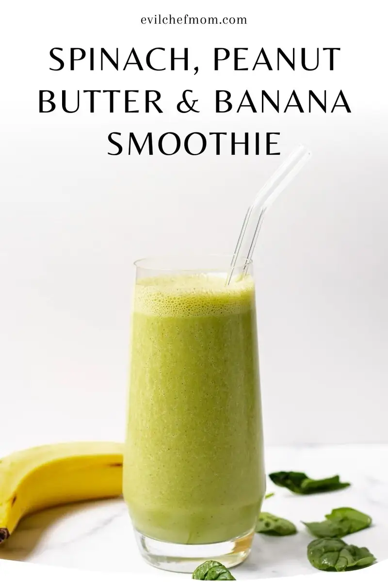 Spinach, Peanut Butter & Banana Smoothie