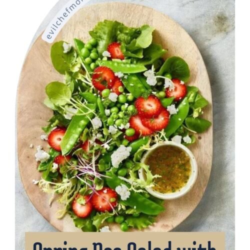 Spring Pea Salad with Strawberries