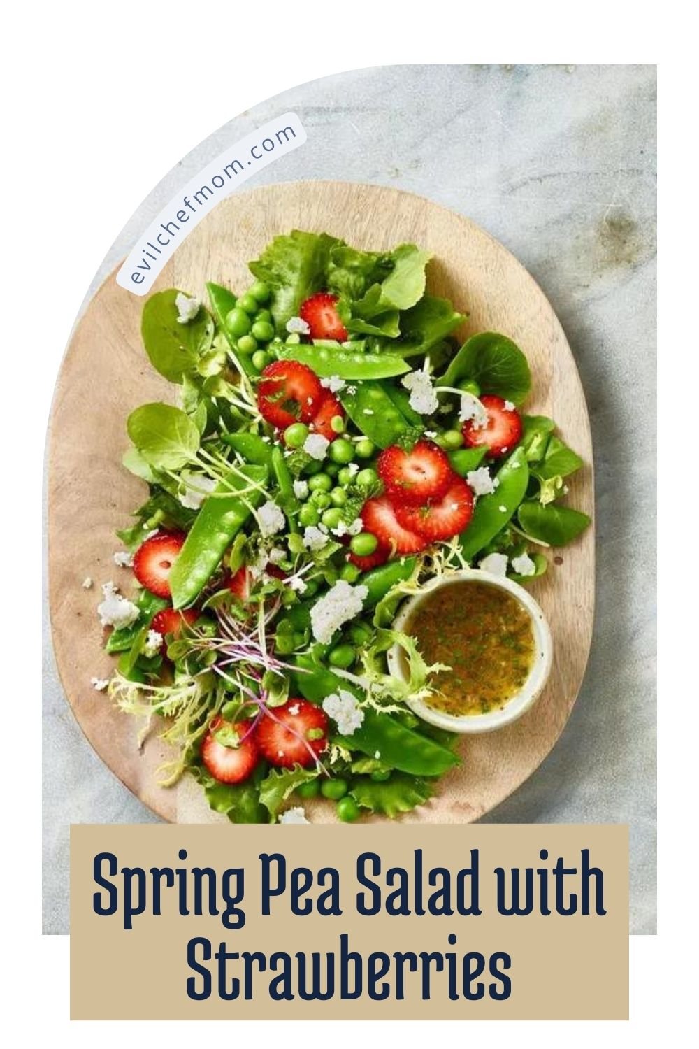 Spring Pea Salad with Strawberries
