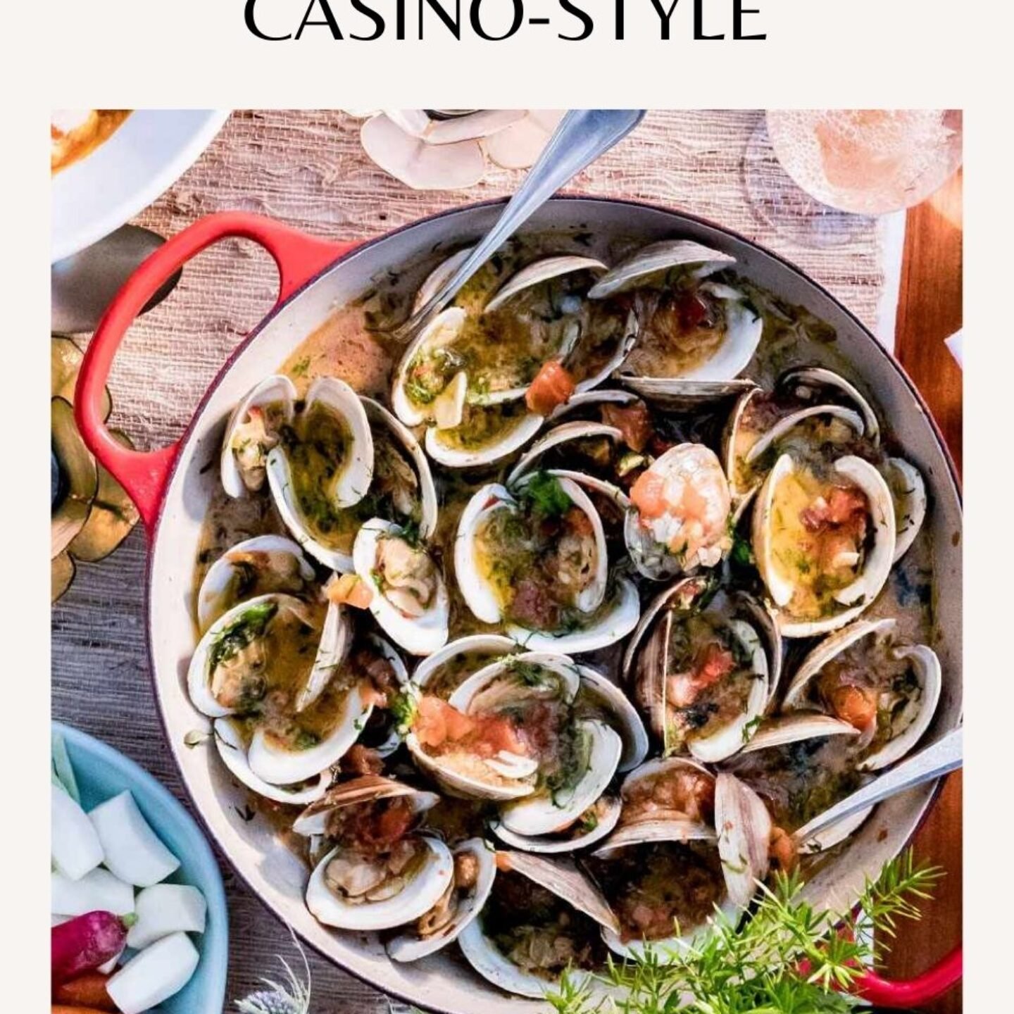 Steamed Clams Casino-Style
