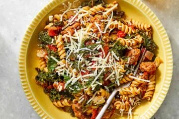 One-Pot Italian Sausage & Kale Pasta