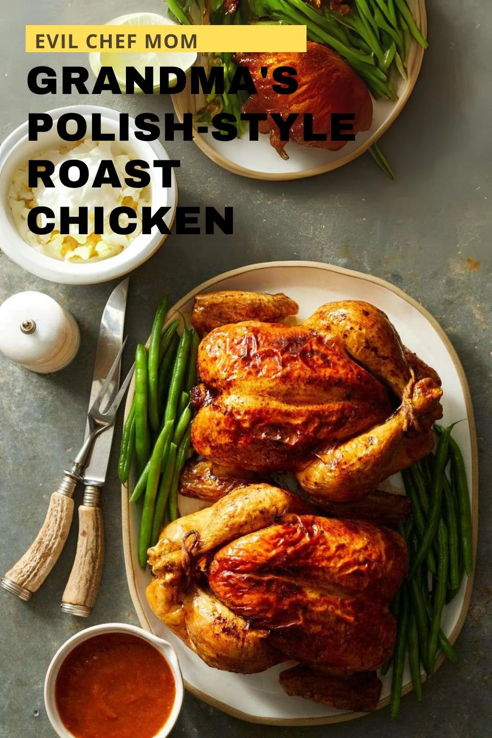 Grandma's Polish-Style Roast Chicken