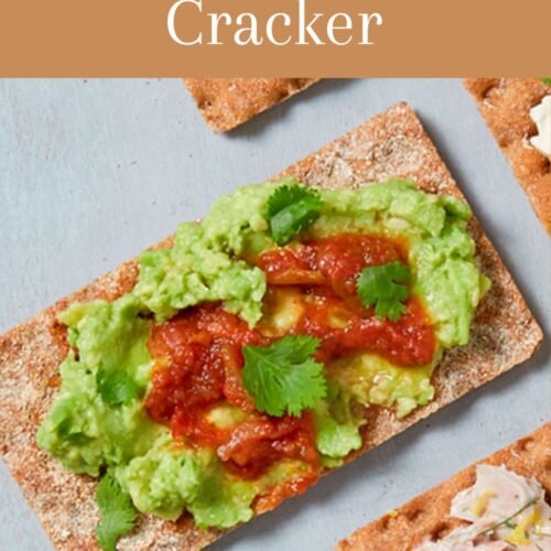 Avocado & Salsa Cracker