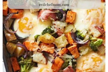 Baked Eggs with Roasted Vegetables