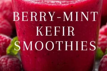 Berry-Mint Kefir Smoothies