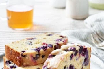 Blueberry-Lemon Ricotta Pound Cake