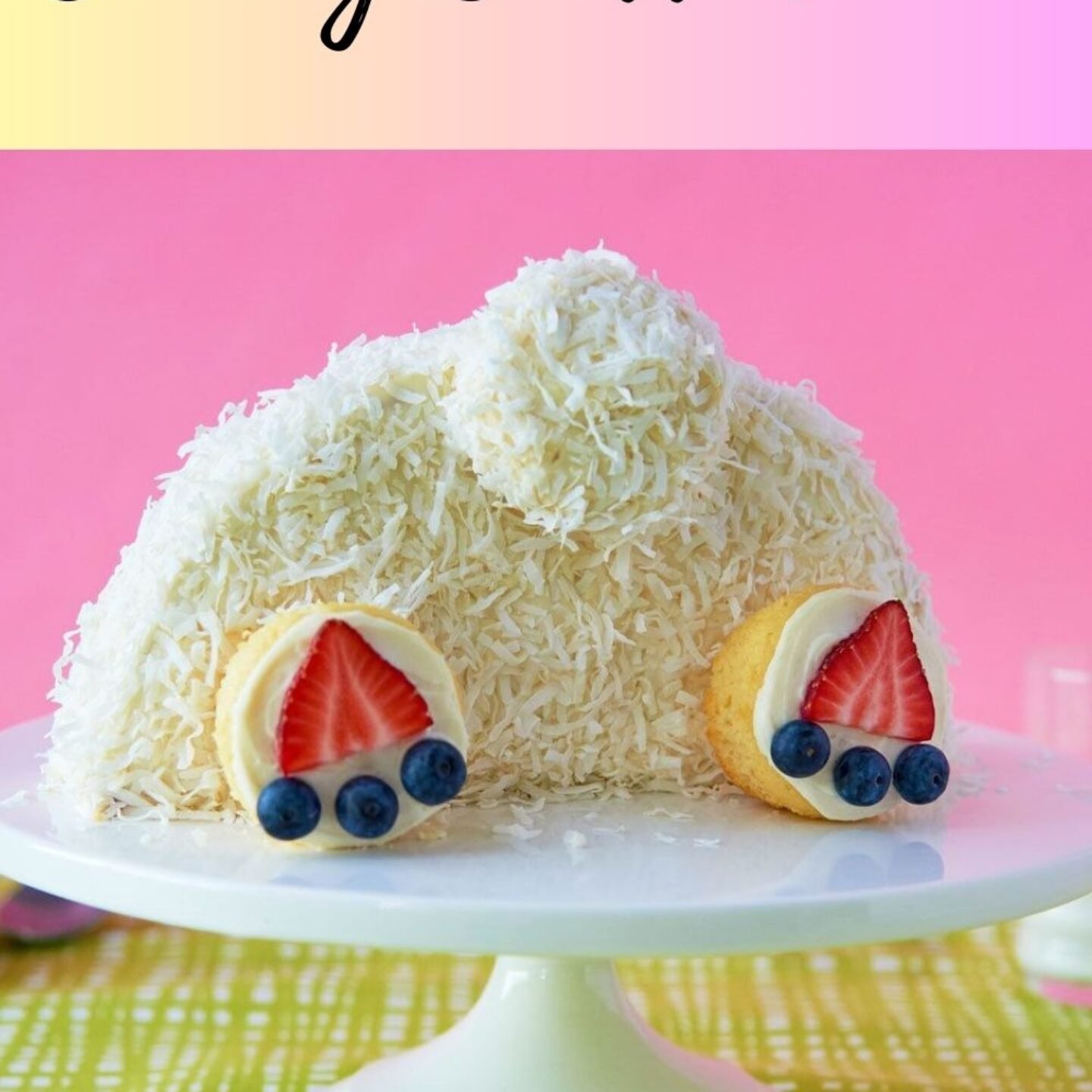 Bunny Butt Cake