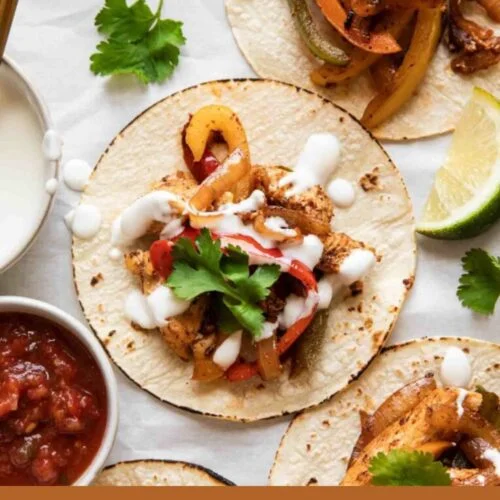 Chicken Fajita Tacos