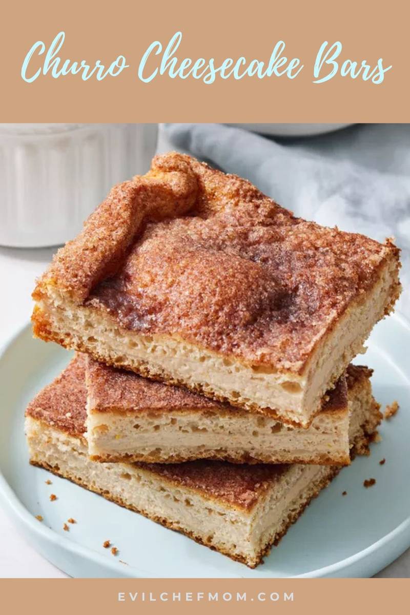Churro Cheesecake Bars
