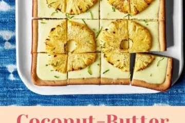 Coconut-Butter Mochi Cake with Lime Curd