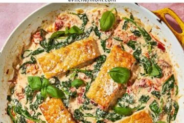 Crispy Tempeh Steaks with Sun-Dried Tomato Cream Sauce