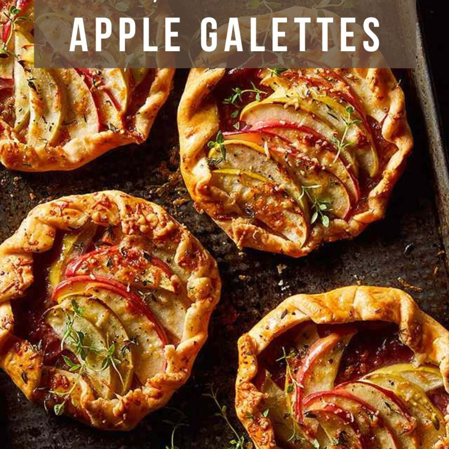 Ham, Gruyère & Apple Galettes