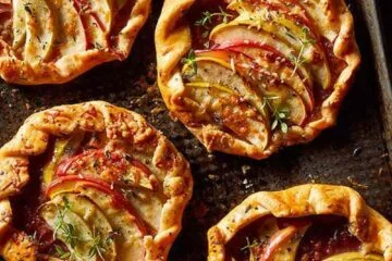 Ham, Gruyère & Apple Galettes