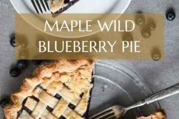 Maple Wild Blueberry Pie