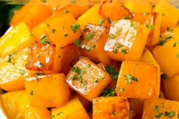 Oven-Roasted Squash with Garlic & Parsley