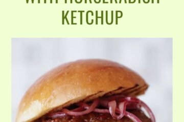 Pancetta-Beef Burgers with Horseradish Ketchup