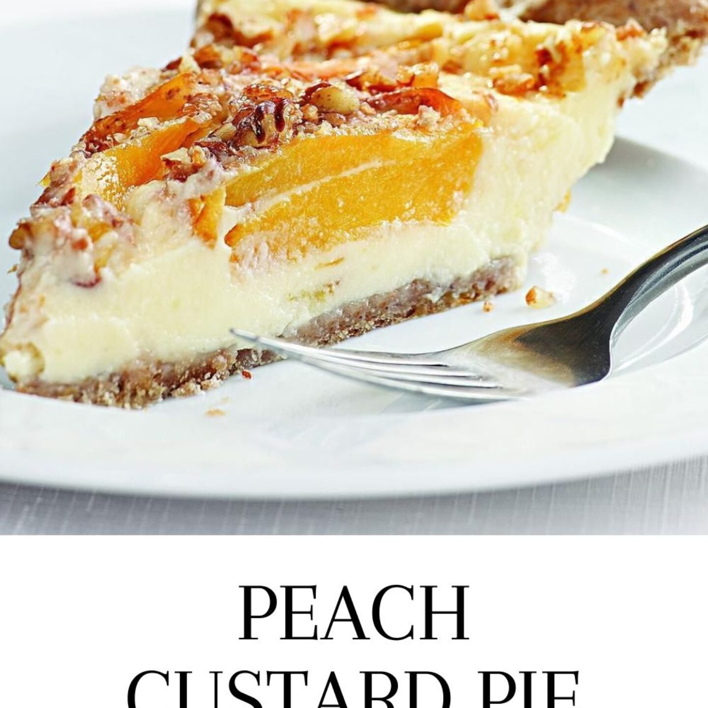 Peach Custard Pie