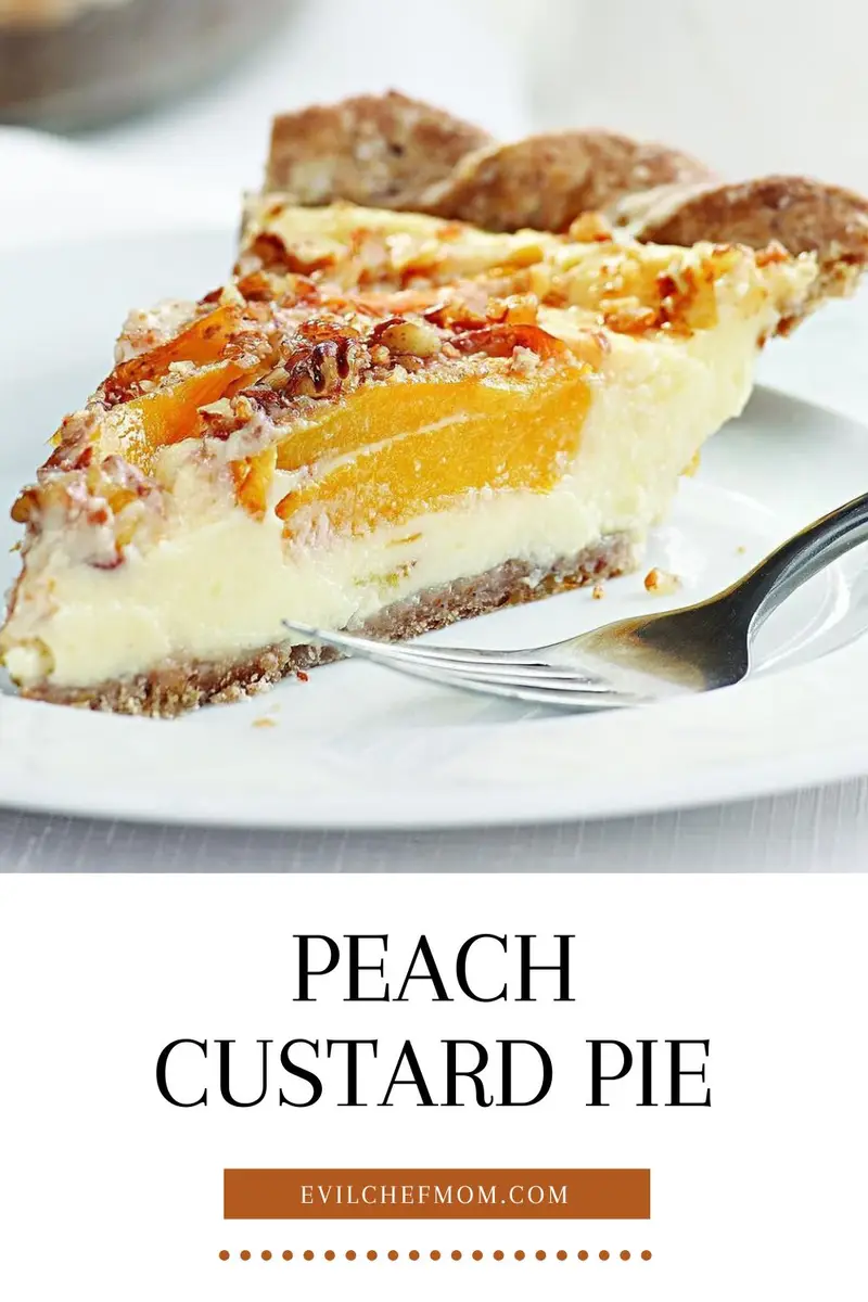 Peach Custard Pie