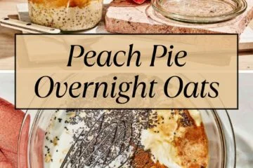 Peach Pie Overnight Oats