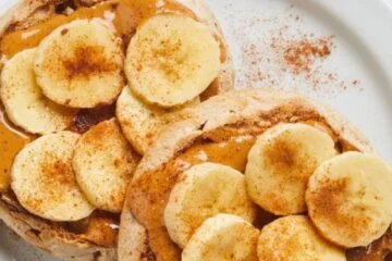 Peanut Butter-Banana English Muffin
