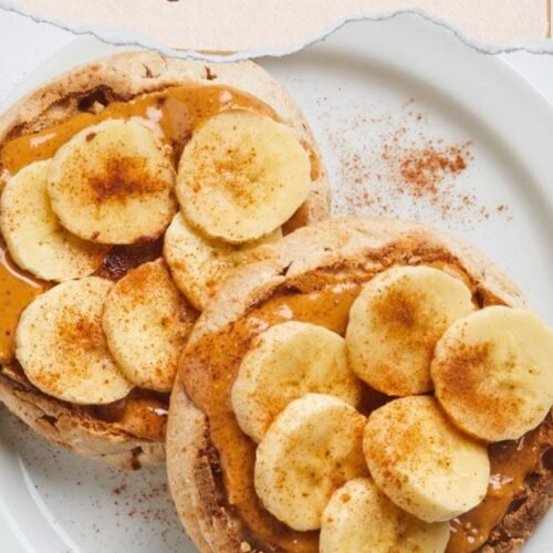 Peanut Butter-Banana English Muffin