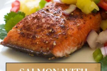 Salmon with Cilantro-Pineapple Salsa
