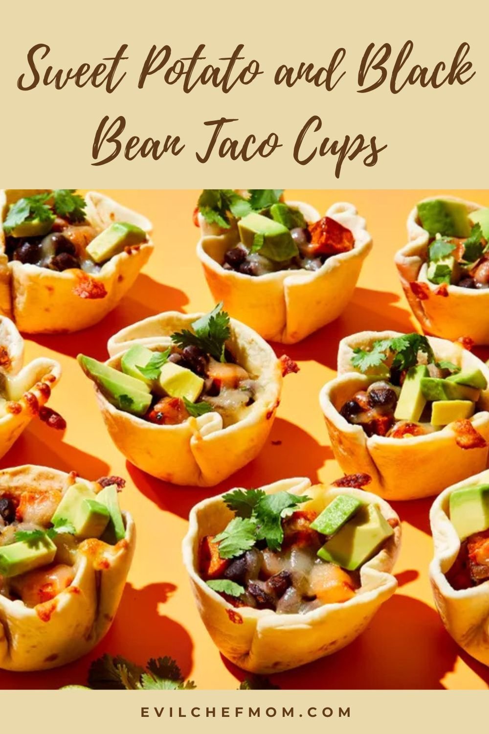 Sweet Potato and Black Bean Taco Cups