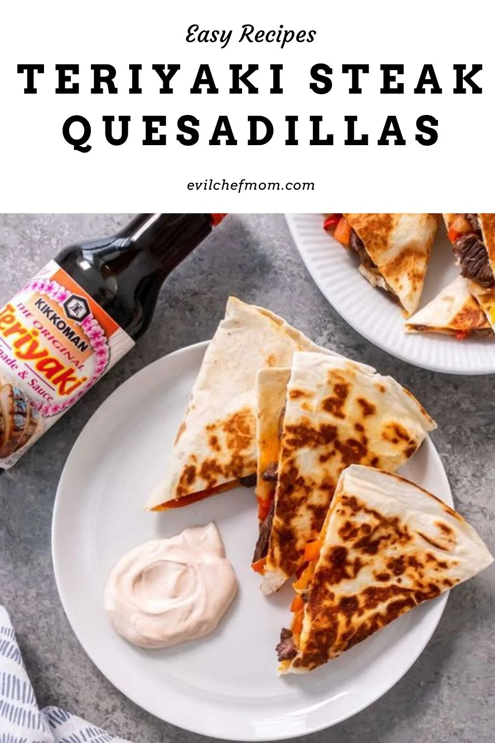 Teriyaki Steak Quesadillas