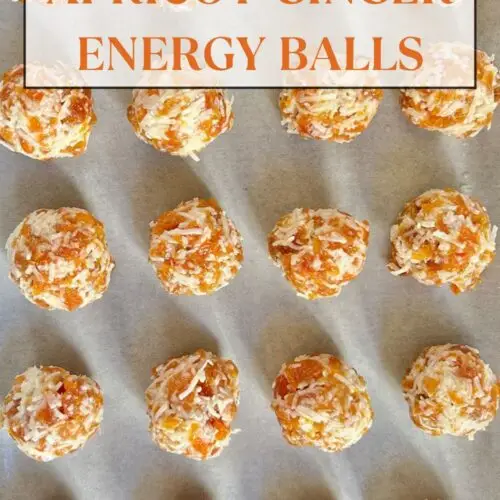 Apricot-Ginger Energy Balls
