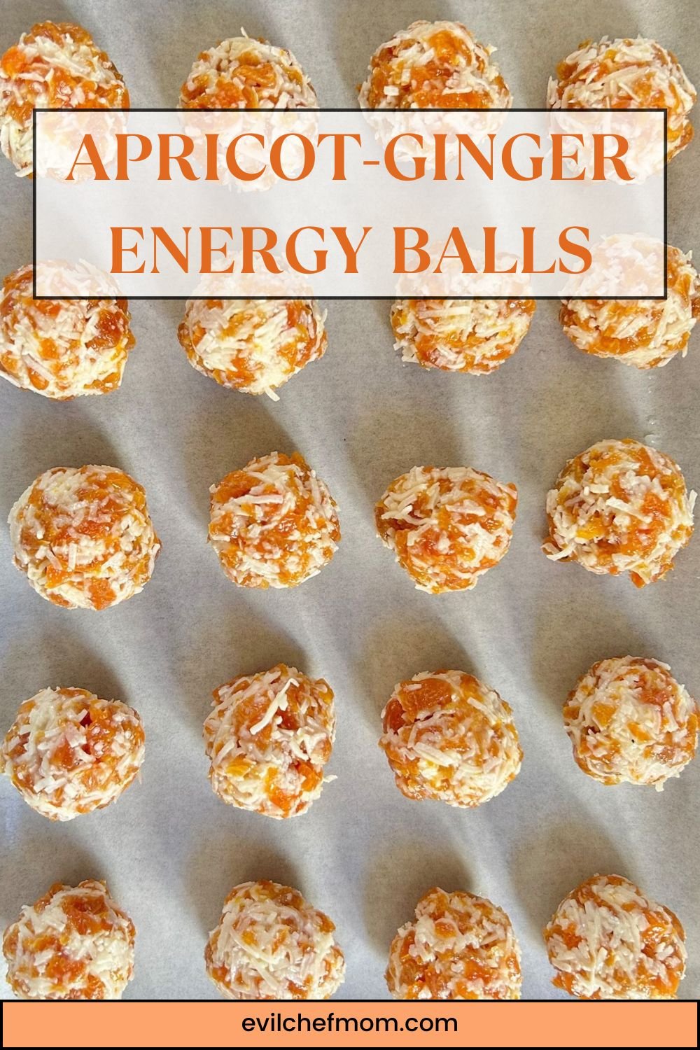Apricot-Ginger Energy Balls