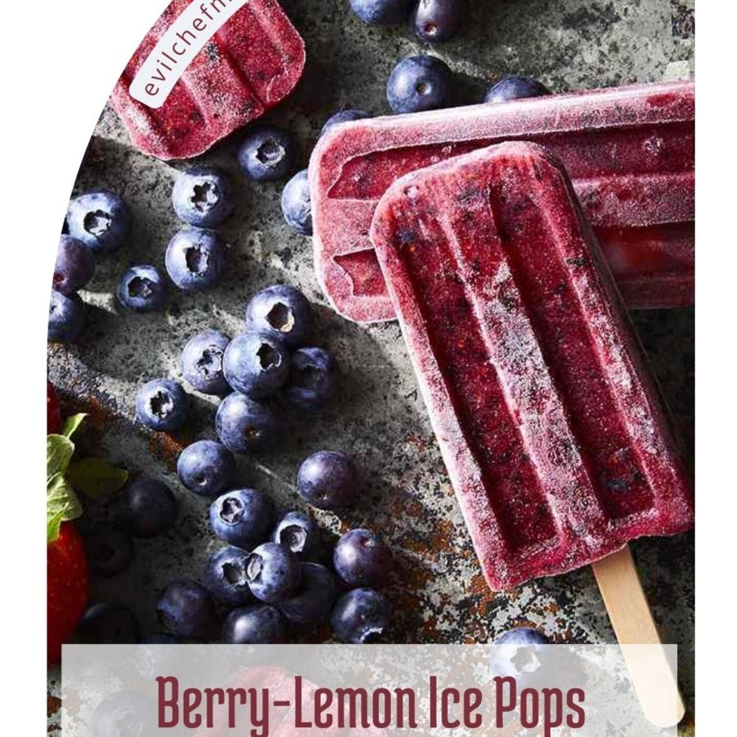 Berry-Lemon Ice Pops