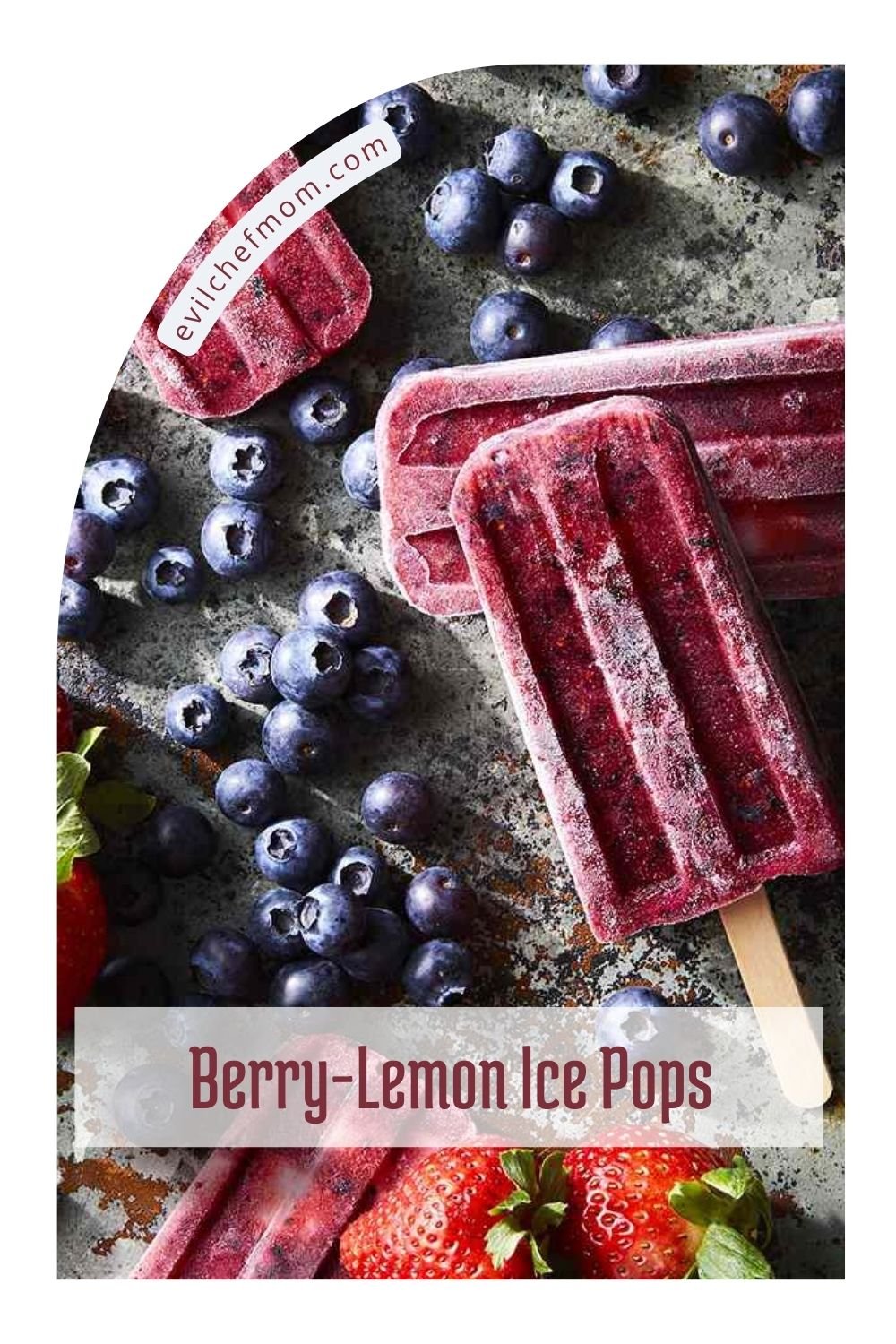 Berry-Lemon Ice Pops