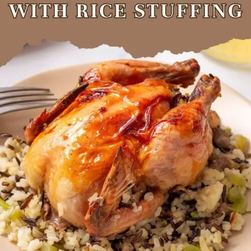 Cornish Game Hens with Rice Stuffing