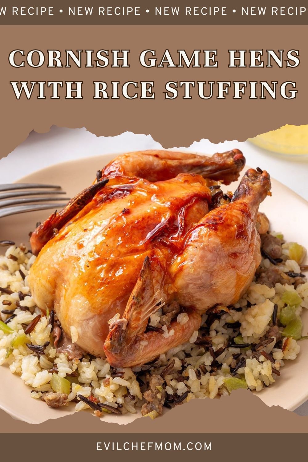 Cornish Game Hens with Rice Stuffing